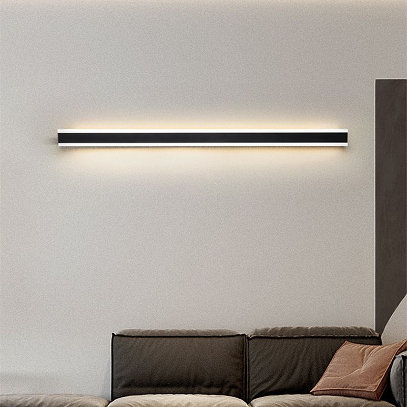 Linearer Schatten Metall Wandleuchter moderner Stil mit einer Lichtwandhalterung Leuchte