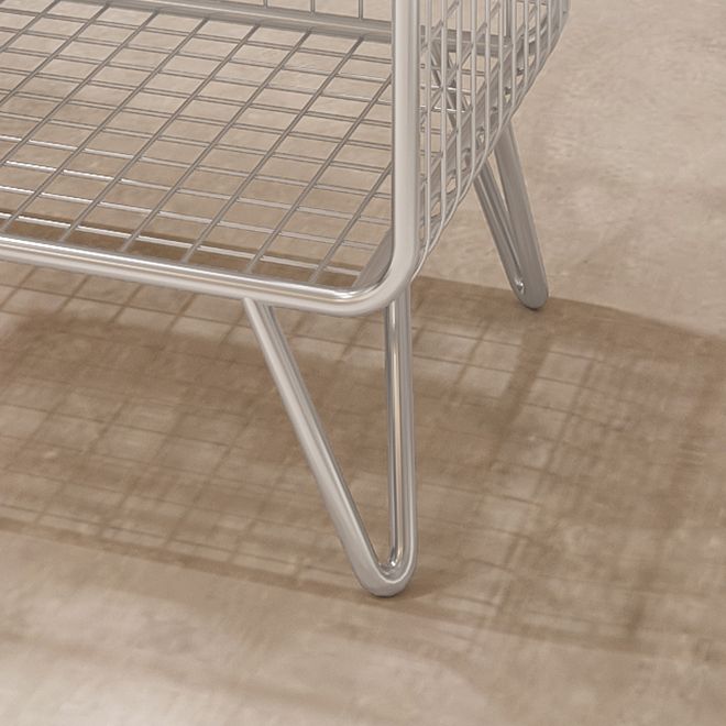 Glam Style Metal Bookshelf Standard Closed Back Shelf Bookcase for Home