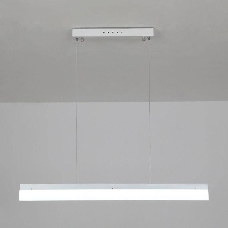 Modern Style Dining Chandelier Lamp Dining Room LED Rectangle Pendant Light Fixture