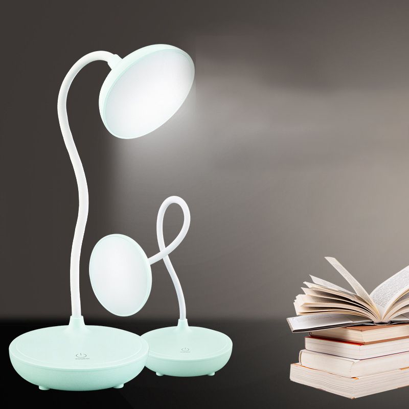 Lampade per comodini rotondi Modern Plastic 1 Lampada da tavolo a LED LED