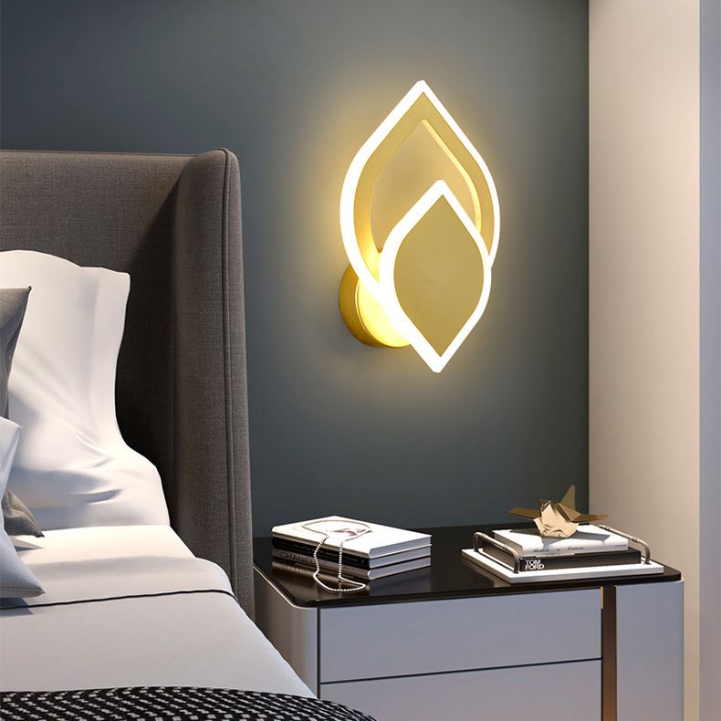 Sonded Bedroom Luz Luz Luz Led Metal Minimalista Montaje de pared Luz de luz de luz