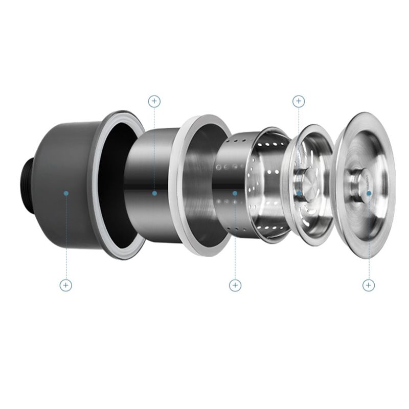 Stainless Steel Kitchen Sink Rectangular Shape Kitchen Sink with 1-Bowl