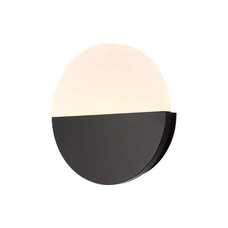 Circle Wall Light Contemporary Acrylic 1 Light Wall Mount Lighting for Bedroom