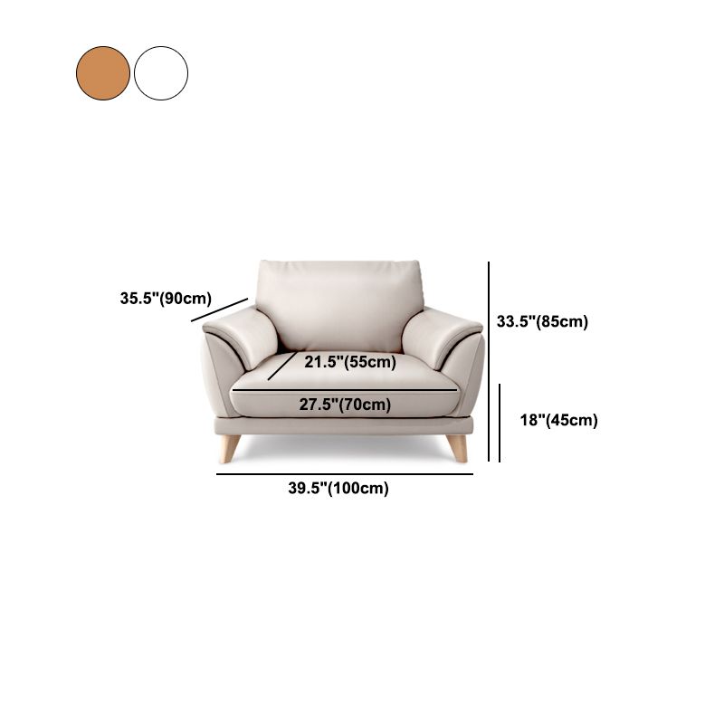 Cushions Sofa 35.43" D x 33.46" H Pillow Top Arm Sofa for Living Room