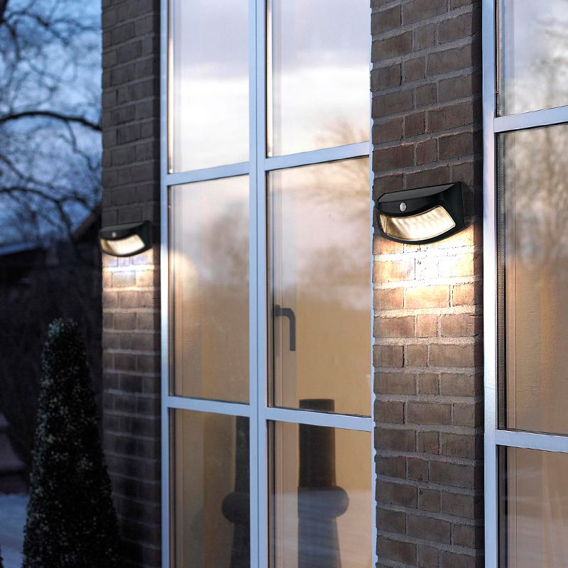 Interior LED Wall Mount Fixture in Black / Brown Finish Minimalist Wall Lighting