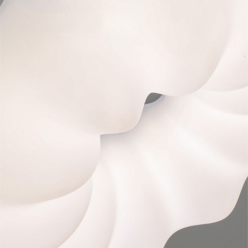 White Cloud Pendant Light LED Acrylic Ceiling Suspension Lamp for Bedroom