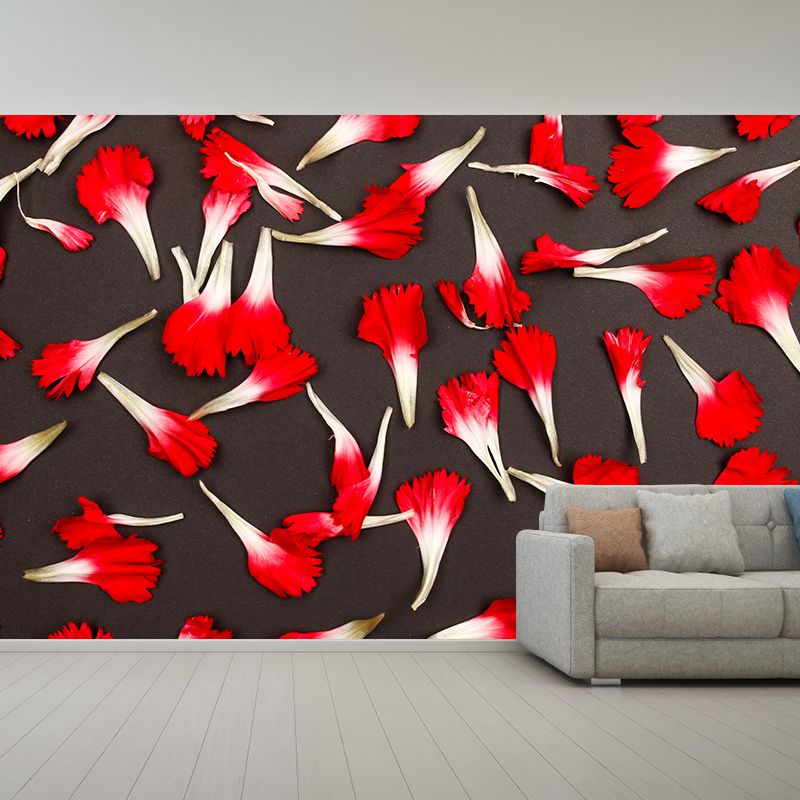 Beautiful Flower Wall Mural Decal Colorful Mural Wallpaper for Girl Bedroom