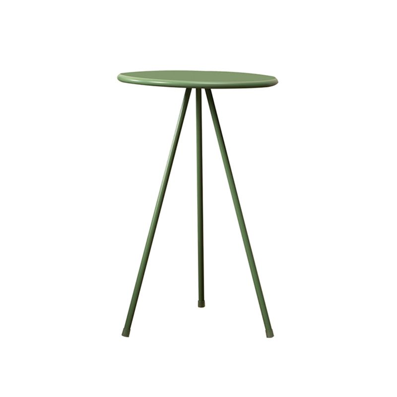 Metal White/green/black/gold 3 Legs Base Design Round Coffee Table