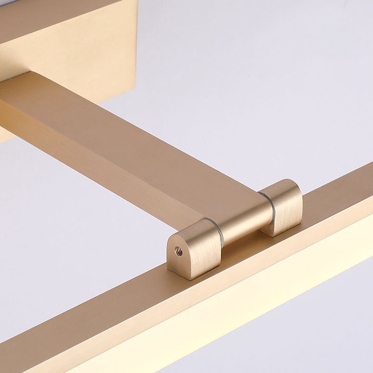 Acrylschatten 180 ° Verstellbares LED-Eitelkeitslicht Anti-Fogge wasserdichtes Make-up-Spiegellampe für Bad Waschtisch