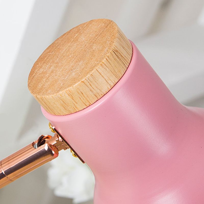 Lampada da tavolo rotonda in stile moderno in stile metallo a 1 luce da tavolo