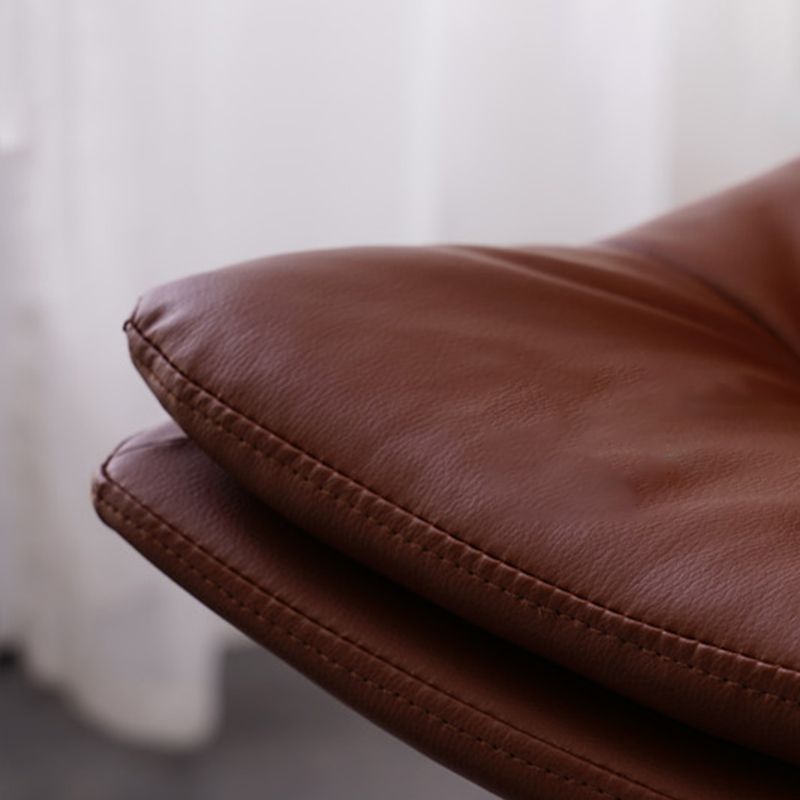 Contemporary Liftable Bar-stool PU Leather Bar Stool with Metal Legs