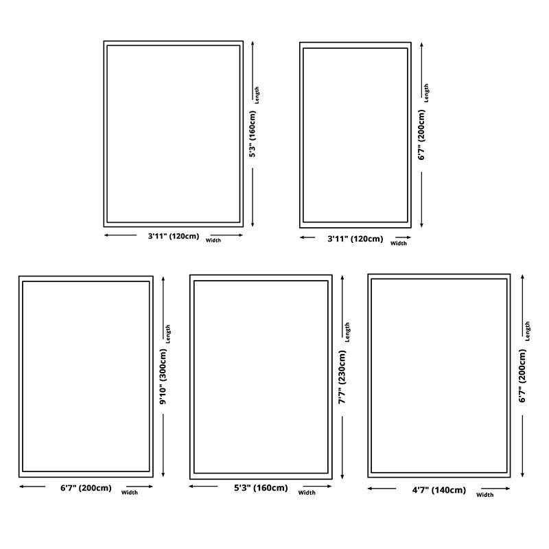 Multicolor Simple Area Carpet Polyester Solid Indoor Rug Anti-Slip Backing Carpet for Living Room