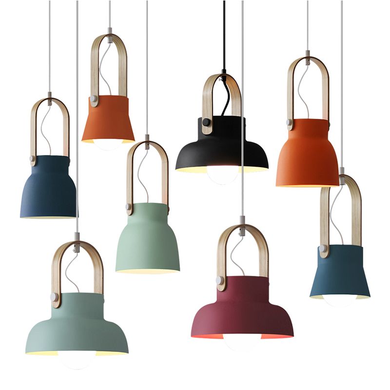 Géométrie Pendante Lighting Macaron Metal 1 Salle de salle à manger HEAD LIGHT