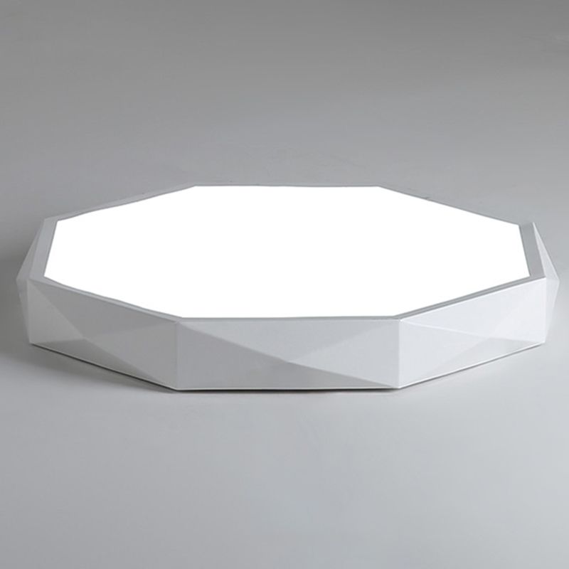 Metal Geometric Shade Flush Mount Llight Nordic Macarons Style1 Head Flush Mount