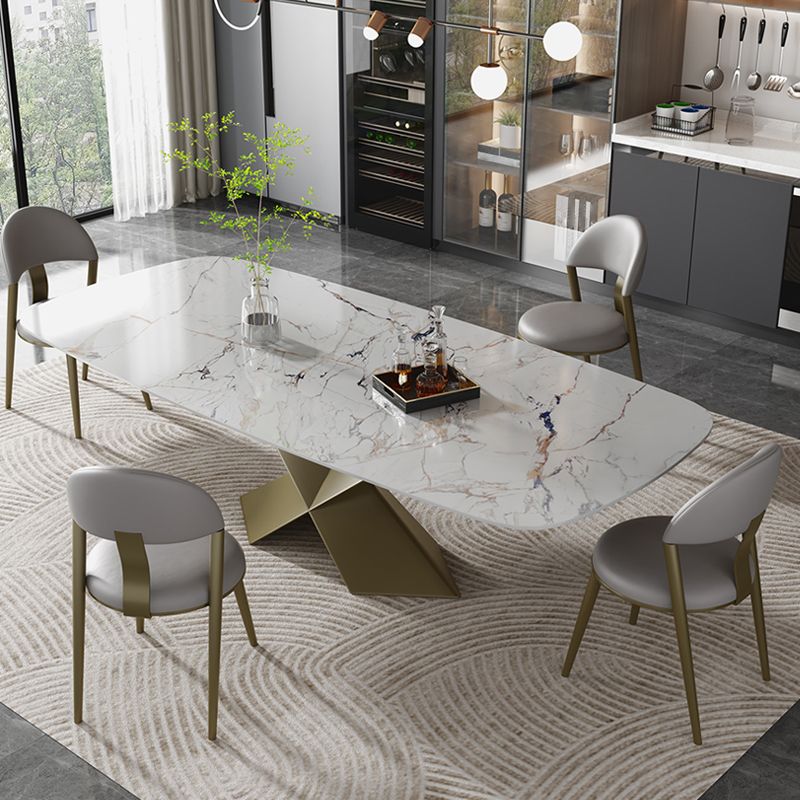 Rectangle Dining Table Sintered Stone Dining Table for Dining Room