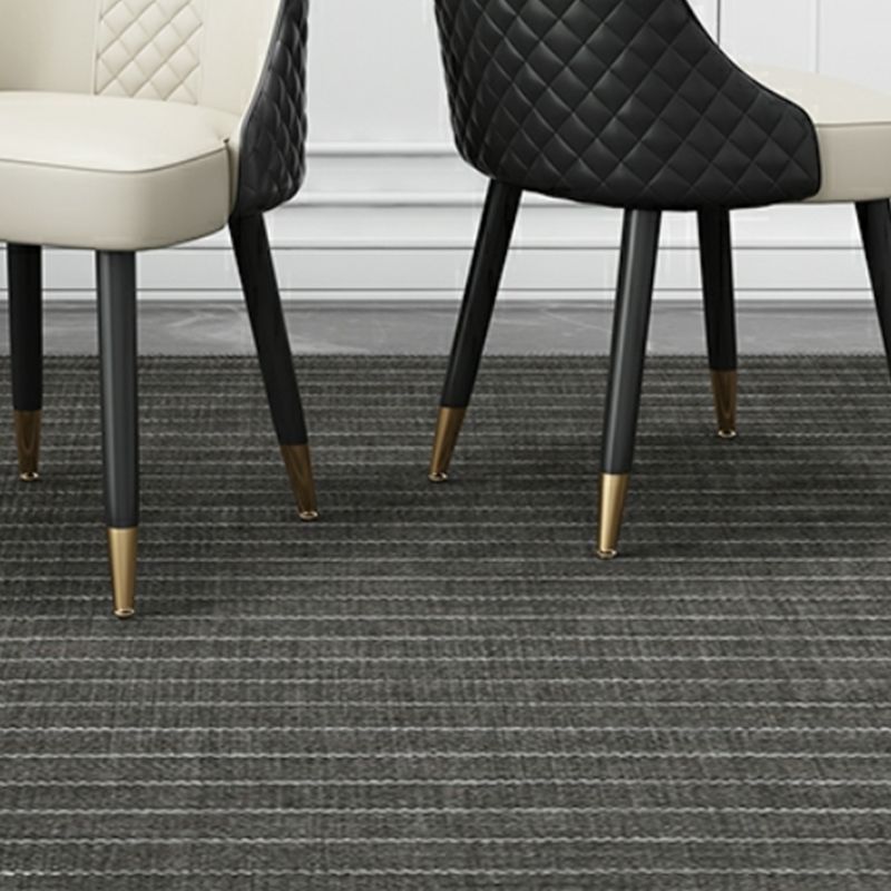 Glam Upholstered Dining Side Chair Faux Leather and Wood Side Chair