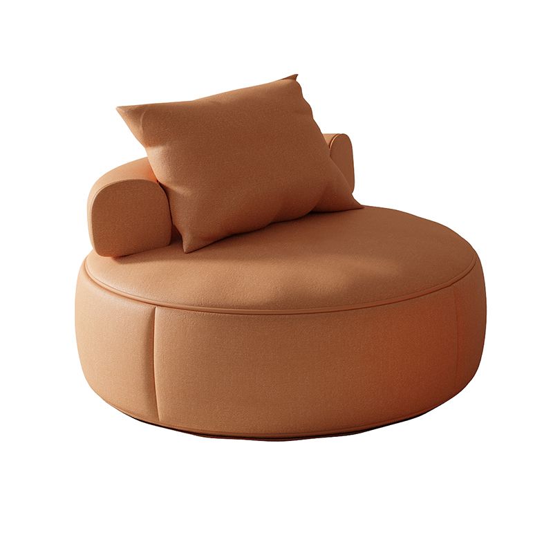 Mid-Century Modern Armless Accent Chair Fixed Back Accent Room Chair for Living Room