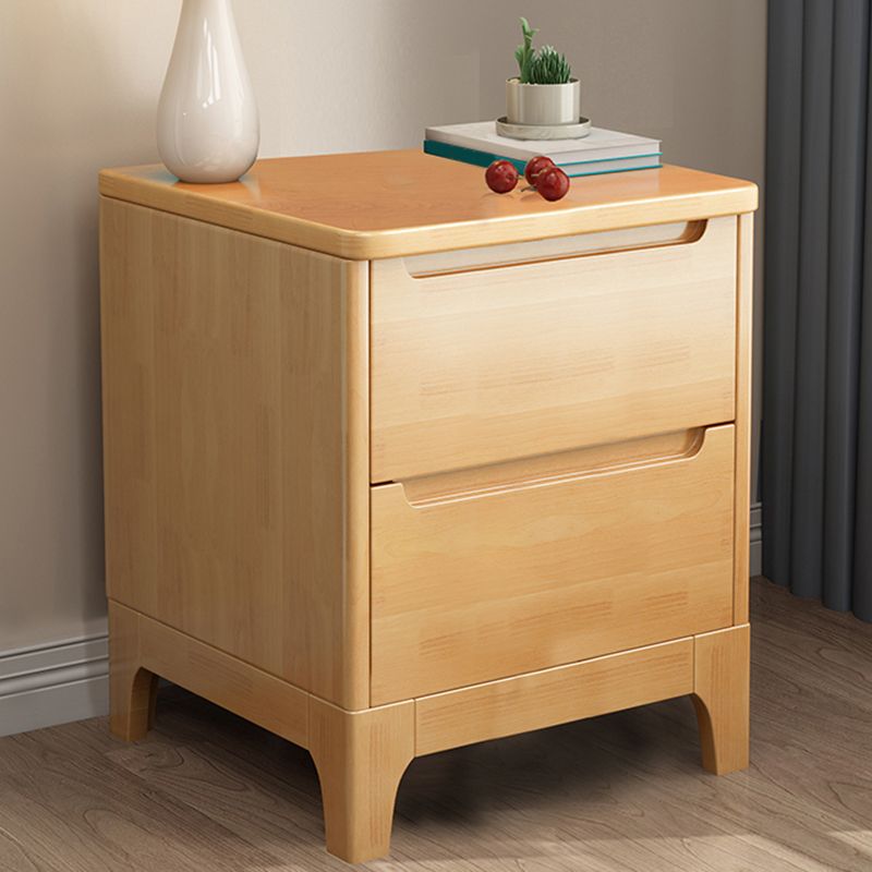 Mid-Century Modern Accent Chest Wood Chest with Antique Finish
