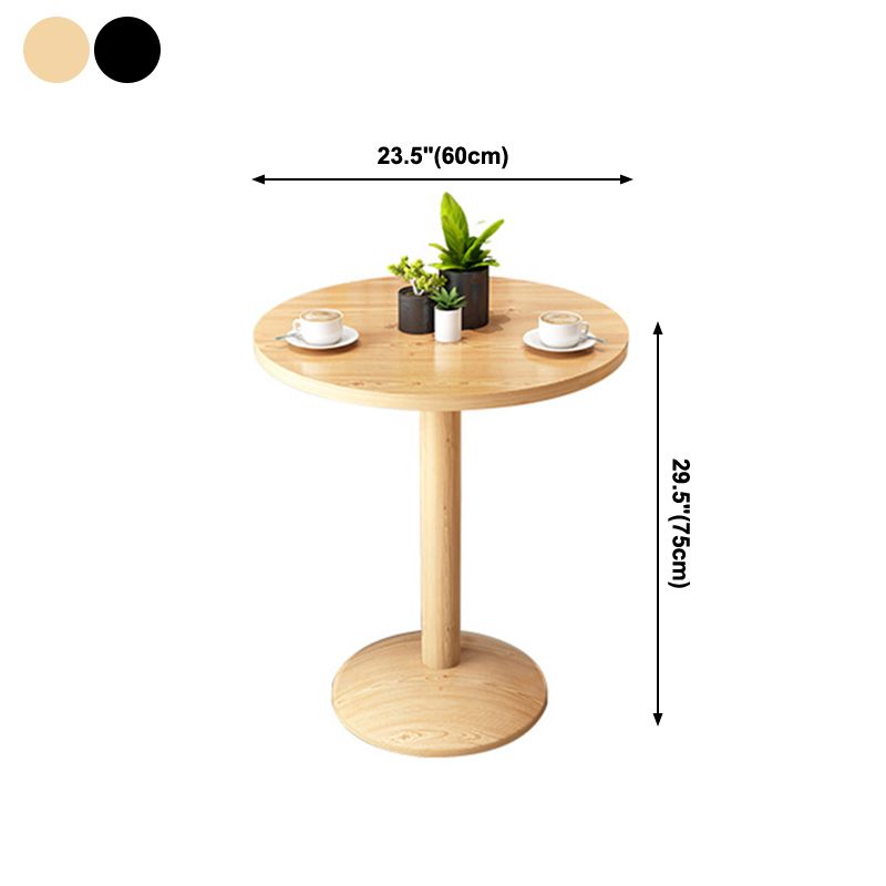 Minimalistische ronde vorm MDF-tafel Standaard eettafel voor keuken