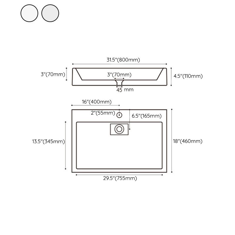 Modern Stone Bathroom Sink Square No Craftsmanship Bathroom Sink