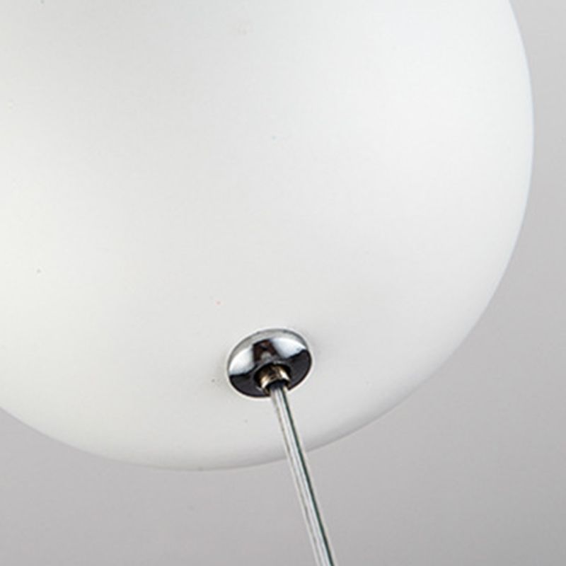 Simplicité LED Pendante luminaire de drop lampe à chute géométrique avec ombre acrylique