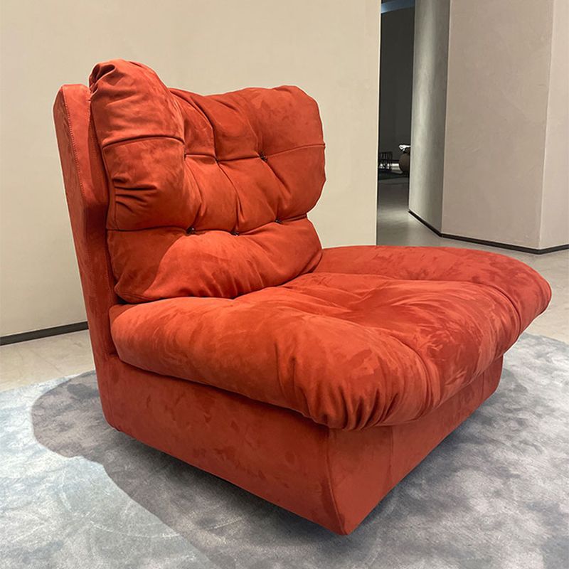 43.5" Wide Convertible Chair, Modern Upholstered Accent Armless Chair