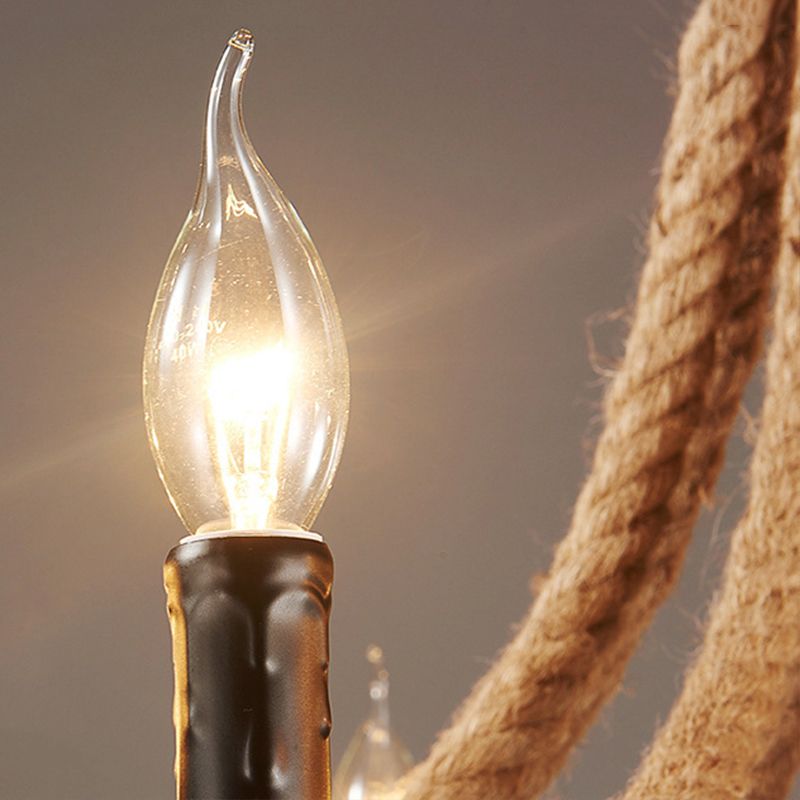 Anillo de metal circular accesorios de iluminación de lámparas industriales luces múltiples luces colgantes luz