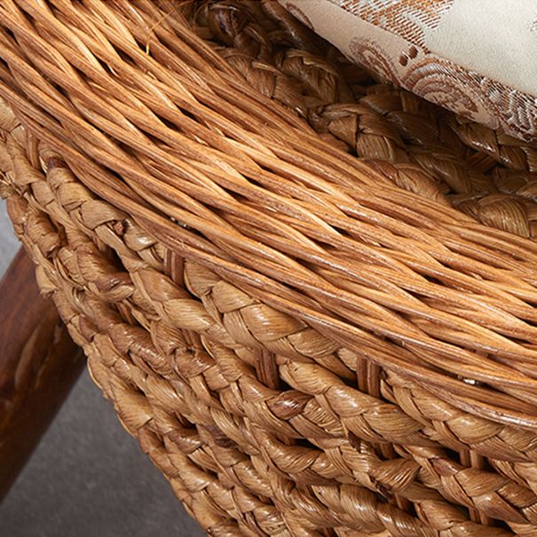 Glass Top Contemporary Dining Table Set 1/2/3/4 Pcs Wicker Dining Set