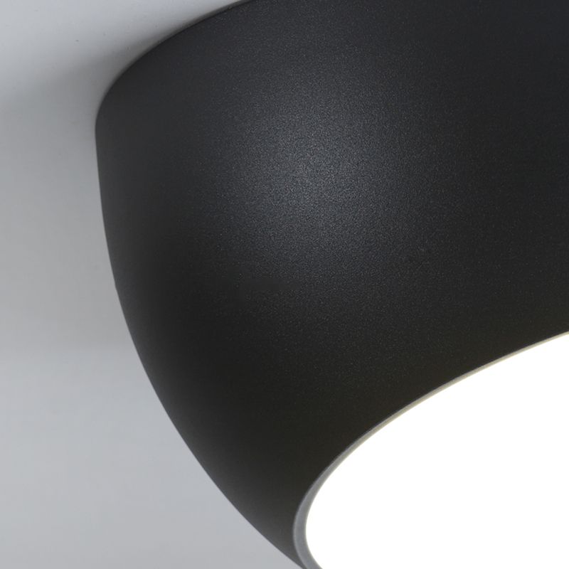Plafonnier en forme de géométrie de style moderne, plafonnier à 1 lumière en métal