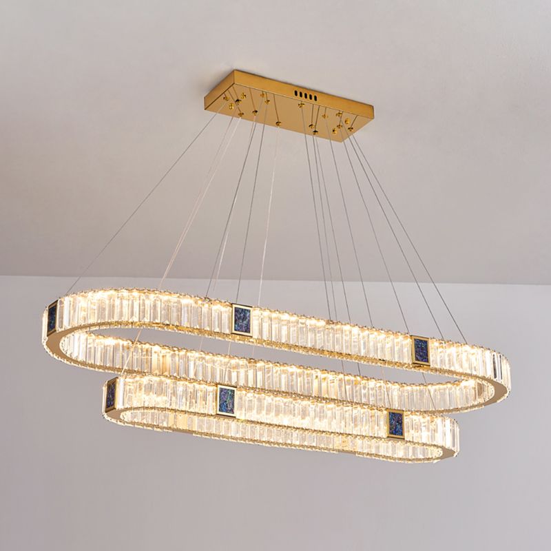 Crystal Hanging Pendant Lights Contemporary Hanging Lamps for Dining Room
