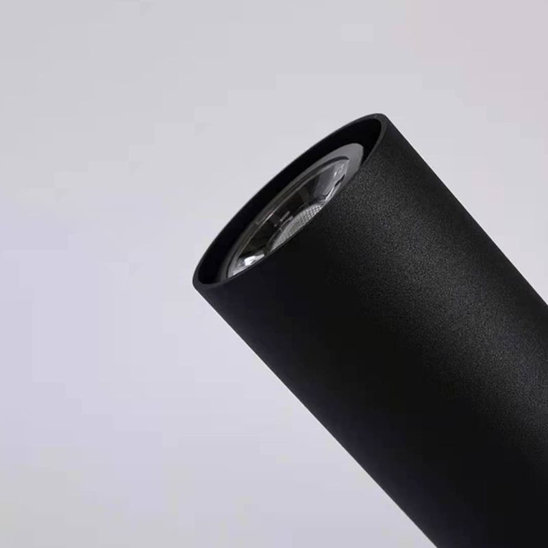 Cilindrische, halfverzonken plafondarmatuur Eenvoudig LED-metaal, halfverzonken plafondmontagelamp