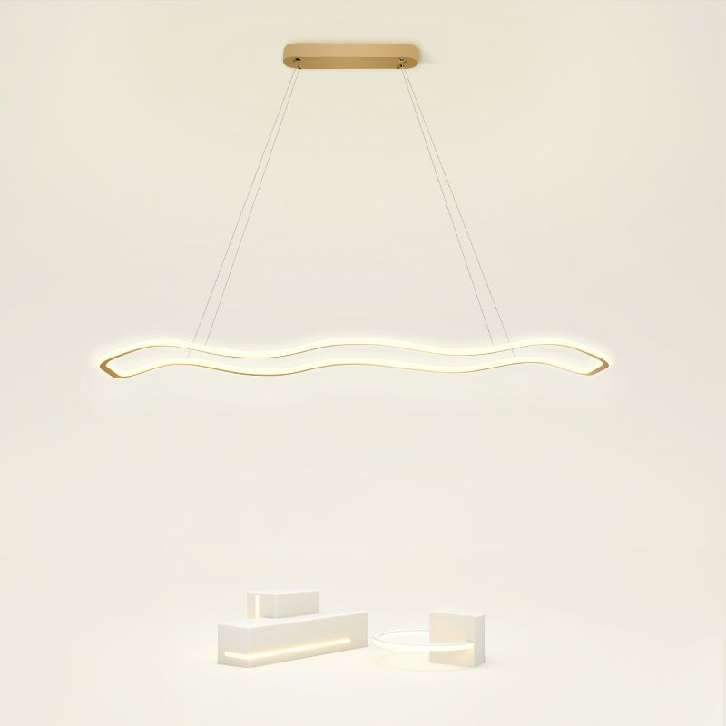 Linear Island Chandelier Lighting Modern Pendant Lighting For Kitchen Island