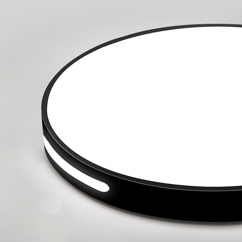 Schwarzer Rahmen Acryl Flush Mount Beleuchtung Moderne Deckenbefestigung für Wohnzimmer