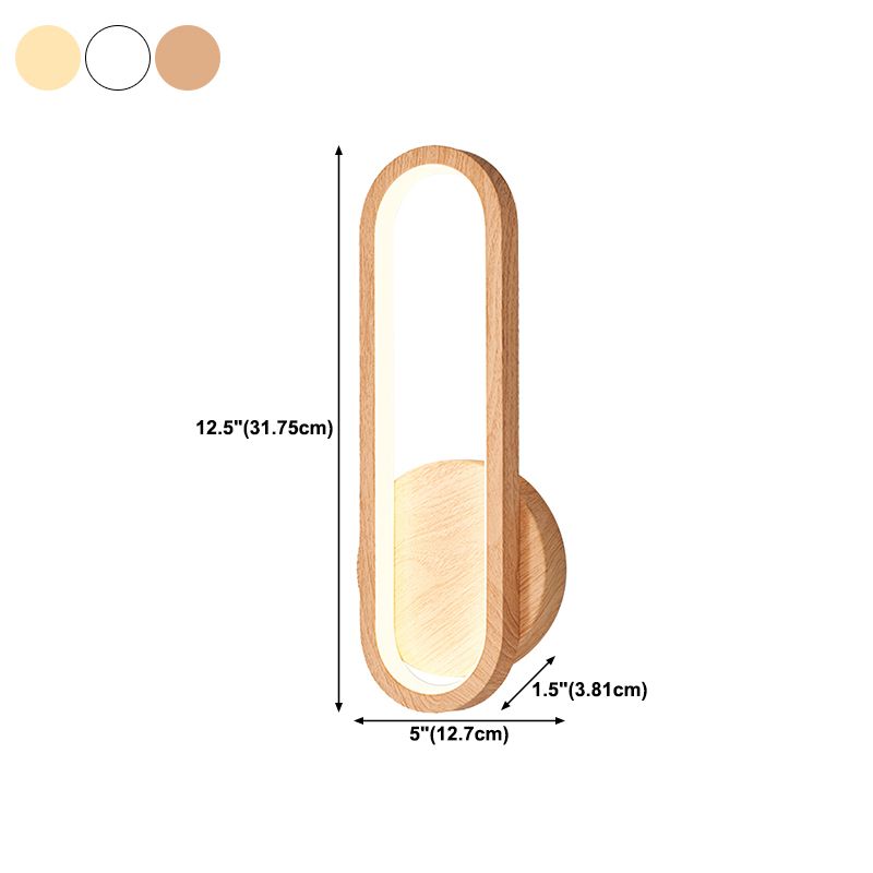 Modern Simple Wall Mount Light LED Wall Light with Acrylic Shade for Living Room