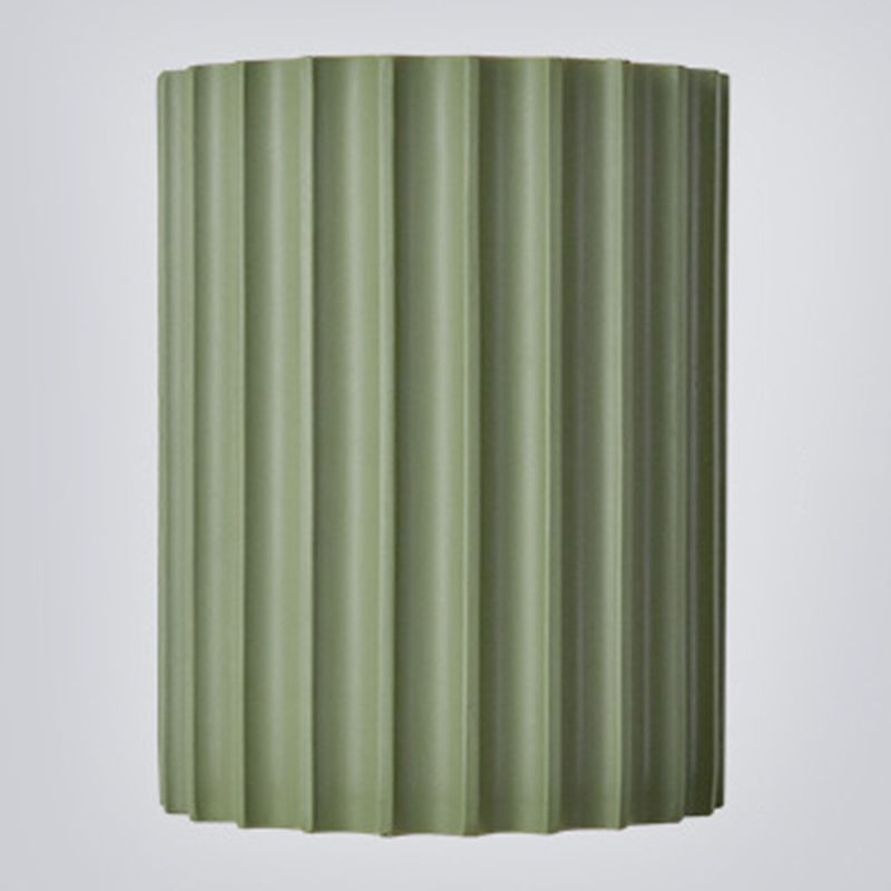 Cylinder Shape Wall Lighting Modern Style Resin 1 Lights Sconce Lamp for Bedroom