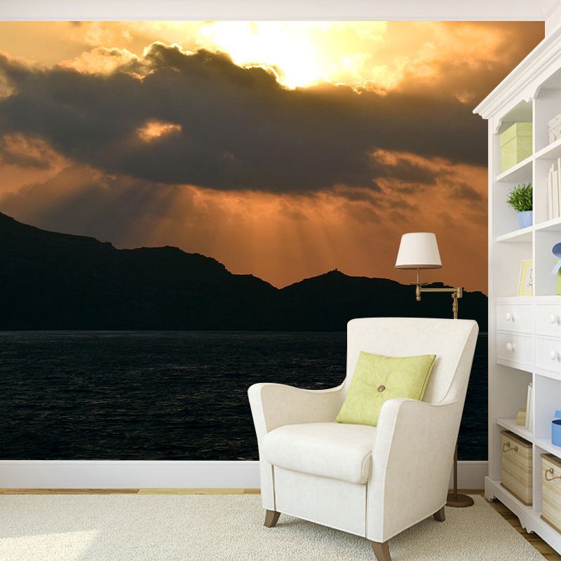 Customized Beautiful Cloud Mural Mildew Resistant for Living Room Decoration