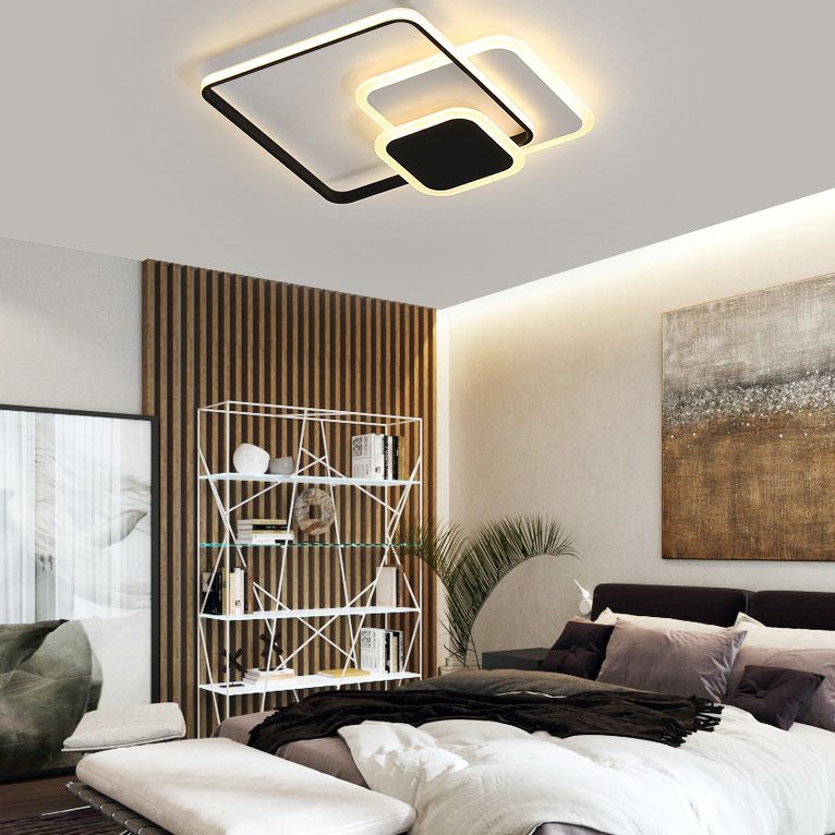 Modern Creative Simple Flush Mount Ceiling Light for Living Room Restaurant