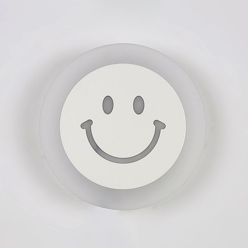 Moderne minimalistische stijl ronde schijf muur licht stonzes acryl sconce lichten voor woonkamer