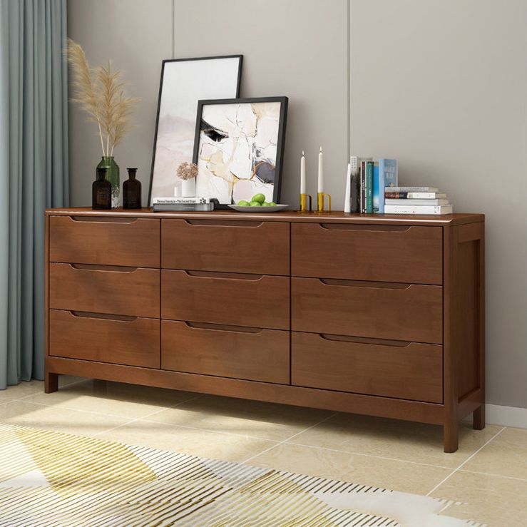 16" D Bedroom Wooden Storage Chest Dresser Modern Storage Chest in 3 Colors