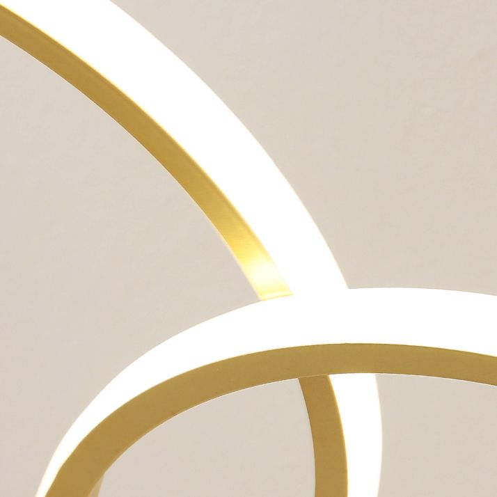 Einfachheit Ring geformtes Insel LED -LED Pendellicht für Wohnzimmer Esszimmer