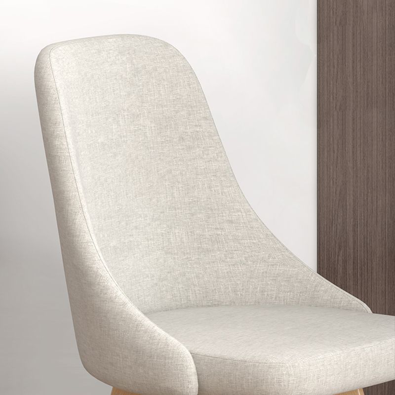 Solid Wood Dining Chair Modern Style Swivel Side Chair for Dining Room