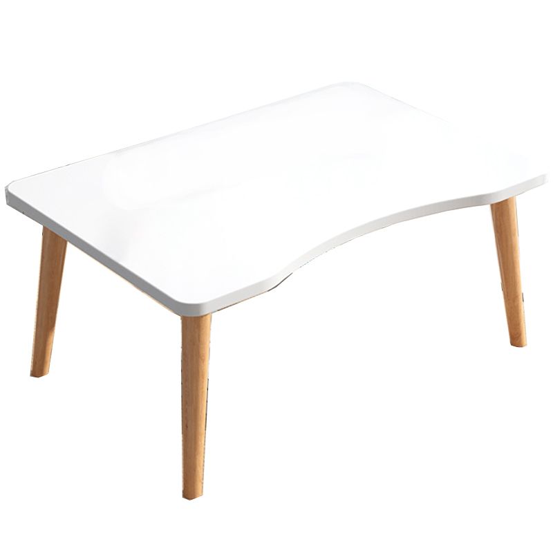 Contemporary Style Coffee Cocktail Table 4 Legs Wooden Coffee Table