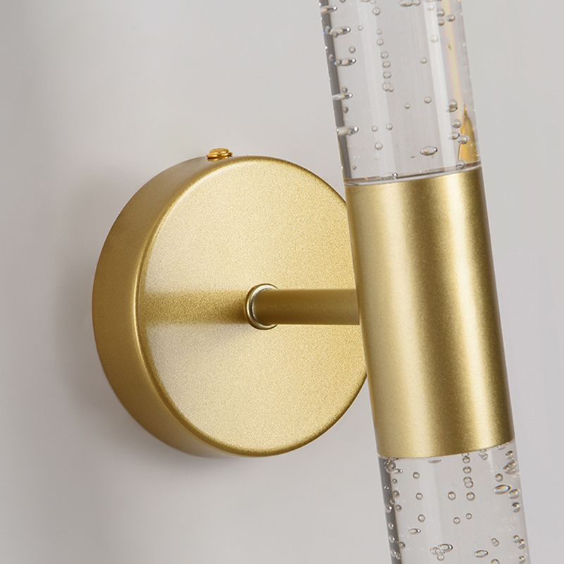 Modernism Metal Wall Light Black/Golden Lighting for Room Hallway