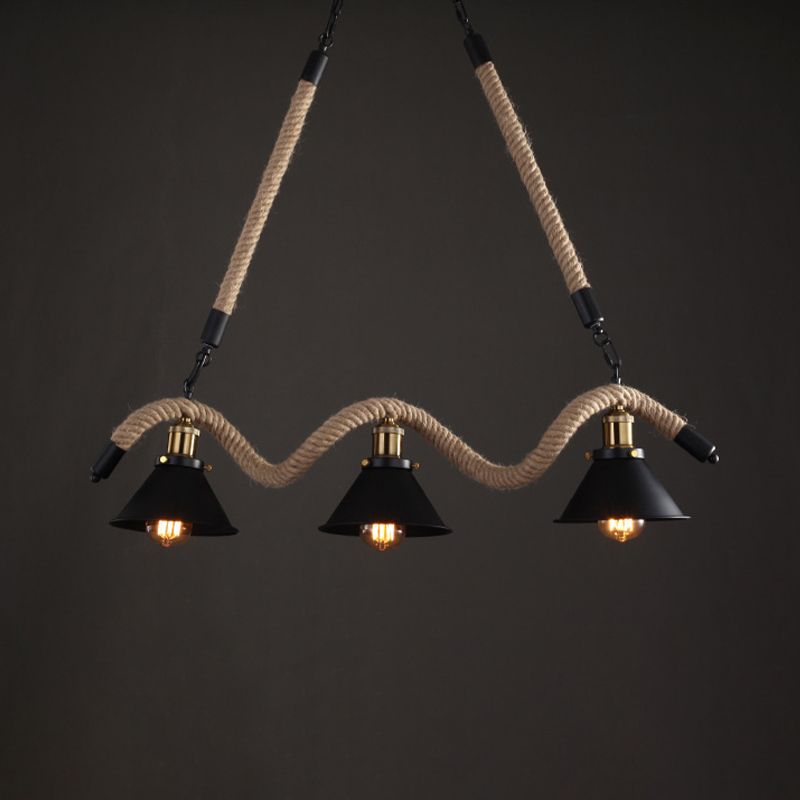 Industrial Style Island Light Simple Pendant Lighting Fixture for Dining Room