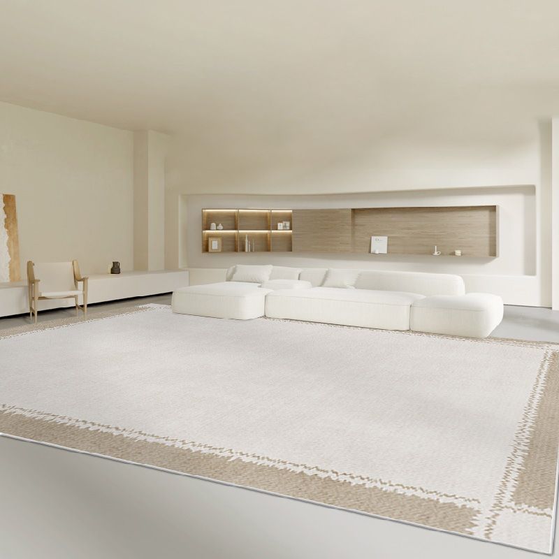 Modern Carpet Polyester Striped Area Carpet Stain Resistant Carpet for Drawing Room