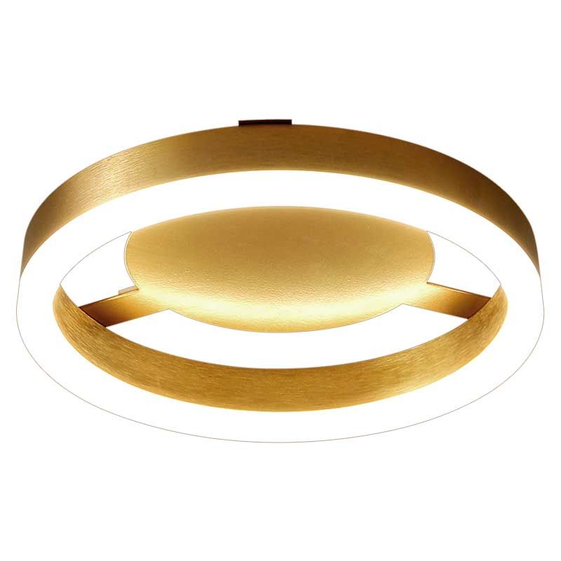 Runde/quadratische Korridor LED-Flush-Lampe moderne goldene Metall-Decke montiert Licht in Warm/Weißes Licht