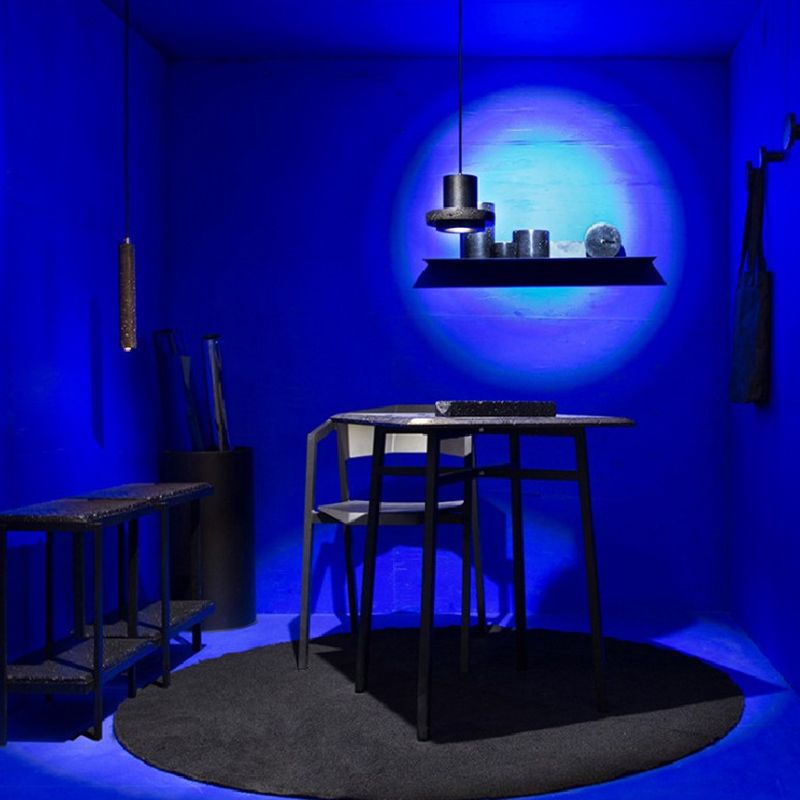 Moderner Stil hängend Licht Steinzylinder Anhänger Licht für das Lernen Esszimmer