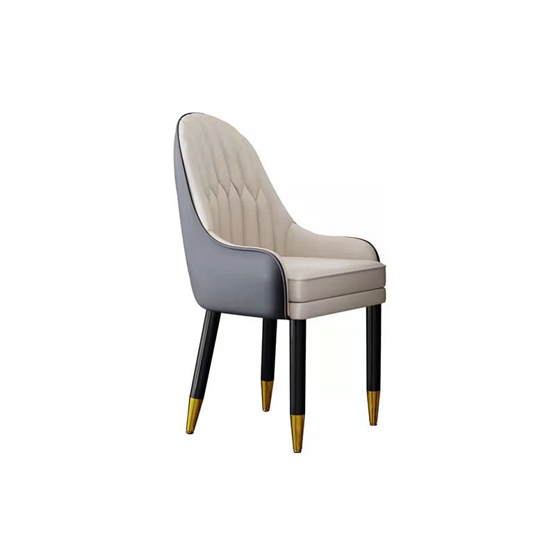 Contemporary Marble Dining Set 1/2/4/5 Pieces Round Dining Table Set with Padded Chairs