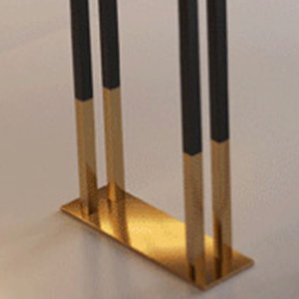 1/2/3 Pieces Rectangular Pub Table Set Luxurious Wooden Counter Table Set in Black