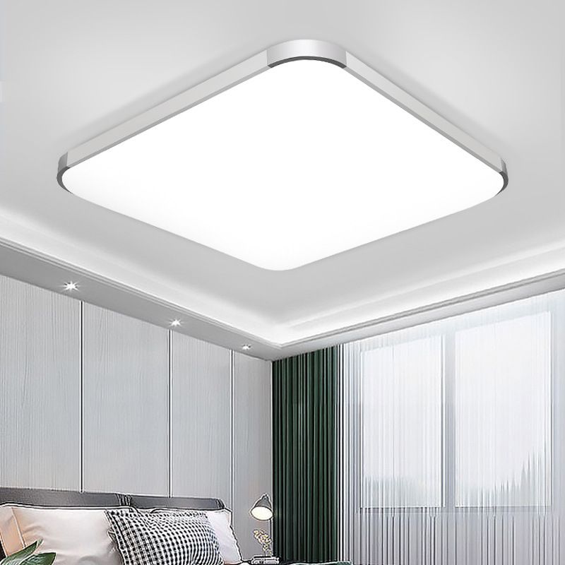 Plafonnier LED en forme de géométrie, moderne, en aluminium, 1 lumière, montage encastré, pour chambre à coucher, étude